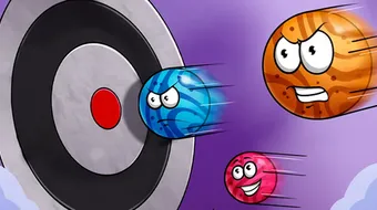 Bersaglio rotondo con biglie