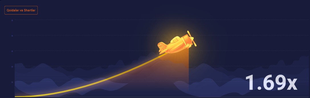 Melbet kazinosida pul uchun Crash o'ynang